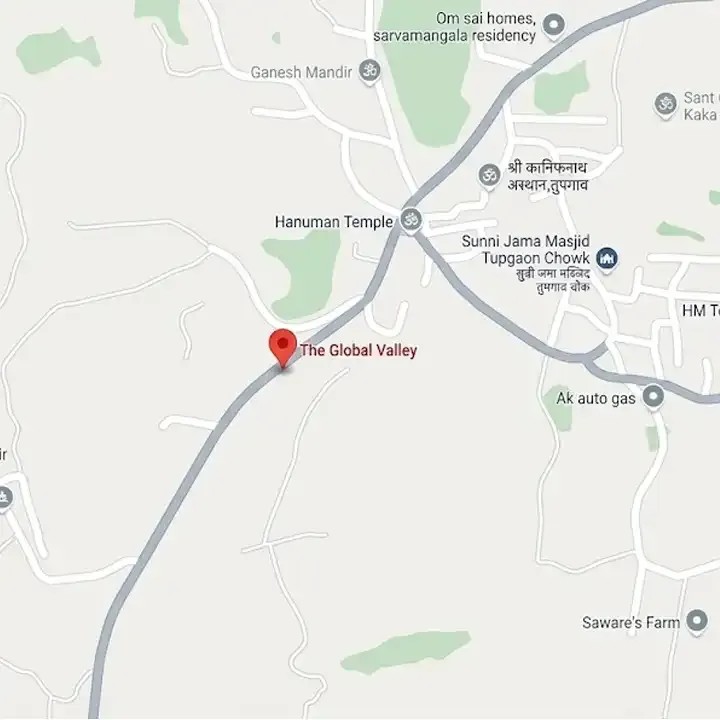 Amazic The Global Valley location map, Tupgaon